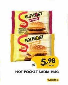 Supermercados Real Hot pocket sadia oferta