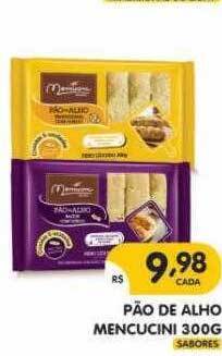 Supermercados Real Pão de alho mencucini oferta