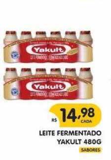 Supermercados Real Leite fermentado yakult oferta