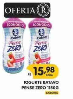 Supermercados Real Iogurte batavo pense zero oferta