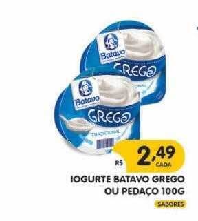 Supermercados Real Iogurte batavo grego ou pedaço oferta