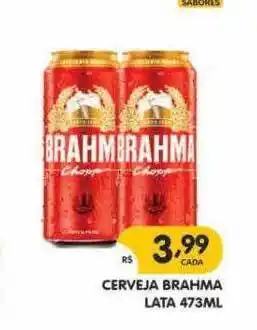 Supermercados Real Cerveja brahma oferta