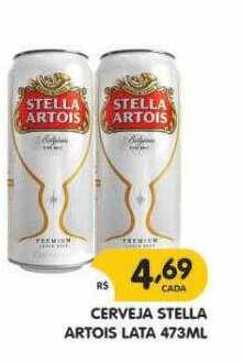 Supermercados Real Cerveja stella artois oferta