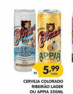 Supermercados Real Cerveja colorado ribeirão lager ou appia oferta