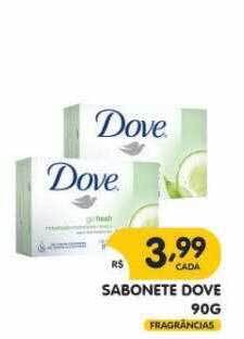 Supermercados Real Sabonete dove oferta