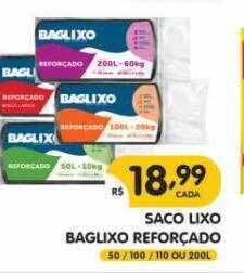 Supermercados Real Saco lixo baglixo reforçado oferta