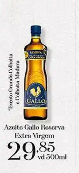 Supermercados Tauste Azeite gallo reserva extra virgem oferta