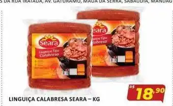 Verona Supermercados Linguiça calabresa seara - kg oferta