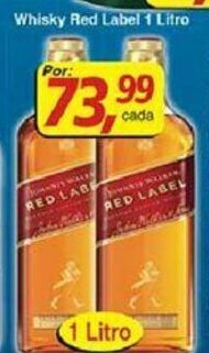 Supermercados Guanabara Whisky Red Label 1L oferta