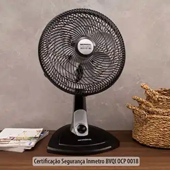 Preçolândia Ventilador de mesa mondial 30cm 6 pás turbo vt-31 preto oferta