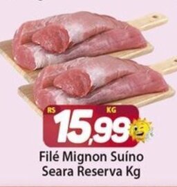Rede Sol File Mignon Suino Seara Reserva 1kg oferta