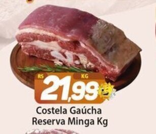 Rede Sol Costela Gaucha Reserva Minga 1kg oferta