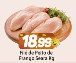 Rede Sol File de Peito de Frango Seara 1kg oferta