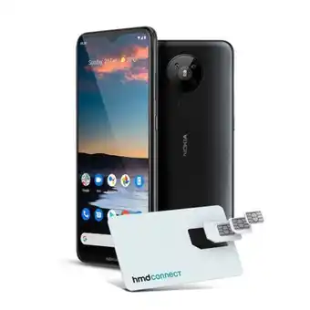 Casa Freitas Smartphone nokia 5,3 128gb dual sim, 4gb ram, tela 6,55 pol, câm quádrupla com ia + lentes ultra-wide + cartão sim hmd connec oferta