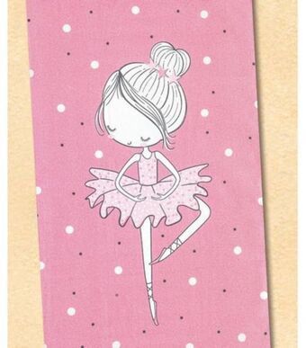 Freitas Varejo Toalha de banho infantil bailarina dohler 70x115cm 24613 oferta