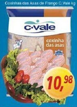 Supermercados Guanabara Coxinhas das Asas de Frango C. Vale 1kg oferta
