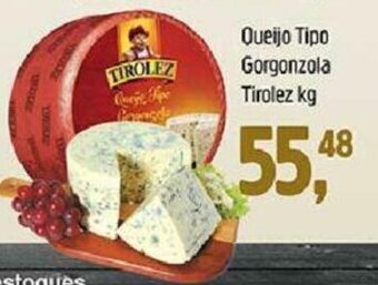 Supermercados Guanabara Queijo Tipo Gorgonzola Tirolez 1kg oferta