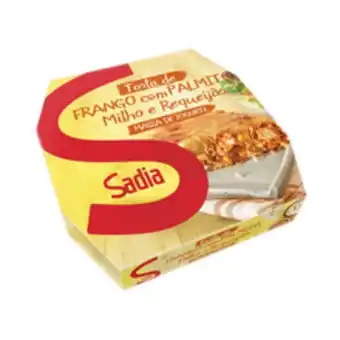 Supermercados Pague Menos Torta sadia frango com massa de iogurte 500g oferta