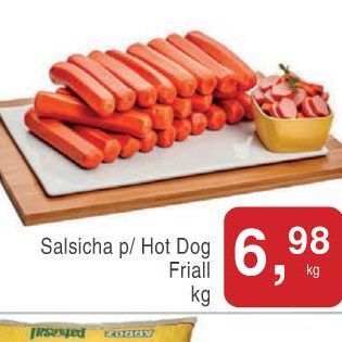 Mineirão Atacarejo Salsicha para hot dog oferta