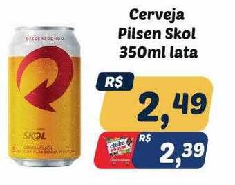 Semar Supermercado Cerveja pilsen skol lata oferta