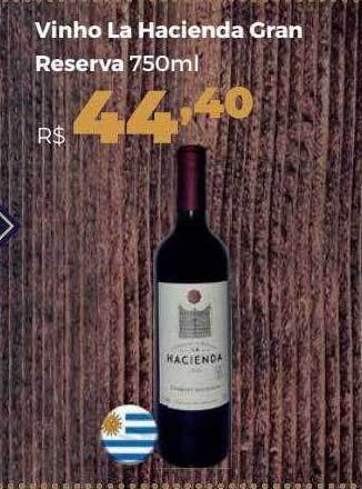 Villarreal Supermercados Vinho la hacienda gran reserva oferta