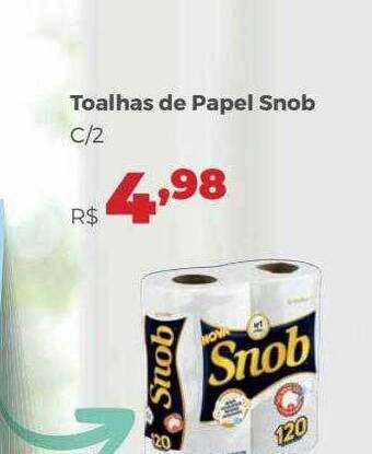 Villarreal Supermercados Toalhas de papel snob c-2 oferta