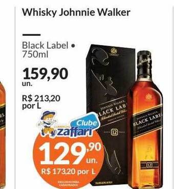 Zaffari Whisky johnnie walker oferta