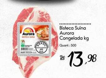 Giassi Supermercados Bisteca suína aurora congelada oferta