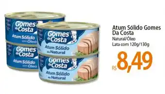 Atacadão Atum Solido Gomes da Costa 120g/130g oferta