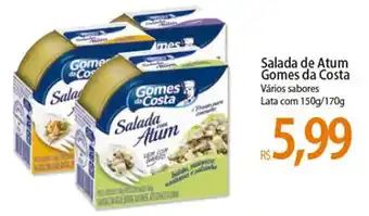 Atacadão Salada de Atum Gomes da Costa 150g/170g oferta