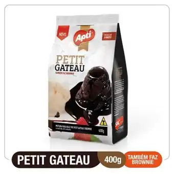 Rede Top Mistura para bolo apti petit gateau embalagem 400g oferta