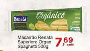 Rossi Supermercado Macarrao Renata Superiore organ spaghetti 500g oferta