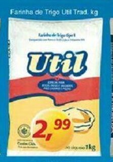 Supermercados Guanabara Farinha de Trigo Util Trad. 1kg oferta