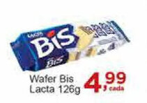 Rossi Supermercado Wafer Bis Lacta 126g oferta