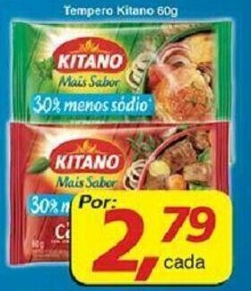 Supermercados Guanabara Tempero Kitano 60g oferta