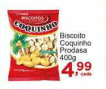 Rossi Supermercado Biscoito Coquinho Prodasa 400g oferta