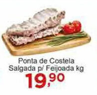 Rossi Supermercado Ponta de Costela Salgada p/ feijoaada 1kg oferta