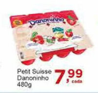 Rossi Supermercado Petit Suisse Danoninho 480g oferta