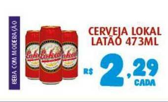 Bahamas Supermercados Cerveja Lokal Latão 473ml oferta