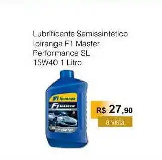 Copercana Lubrificante Semissintético Ipirangua F1 Master Performance Sl 15w40 oferta