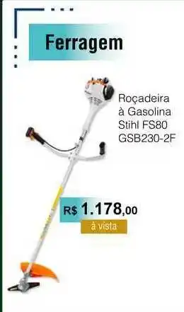 Roçadeira à Casolina Stihl Fs80 Gsb230-2f