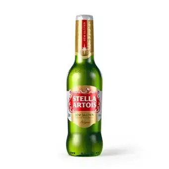 São Roque Supermercados Cerveja stella artois puro malte sem glúten long neck 330ml oferta