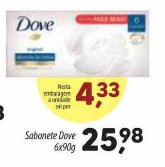 Asun Sabonete dove oferta