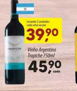 Asun Vinho argentino trapiche oferta