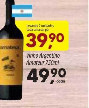 Asun Vinho argentino amateur oferta