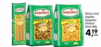 Asun Massa c ovos orquídea espaguete parafuso penne oferta
