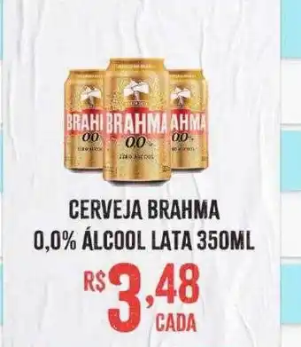 Bahamas Supermercados Cerveja brahma 0,0% álcool lata oferta