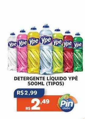 Pinheiro Supermercado Detergente líquido ypê tipos oferta