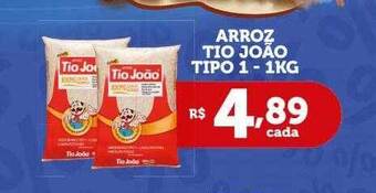 Bahamas Supermercados Arroz tio joão tipo 1 oferta
