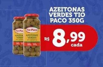 Bahamas Supermercados Azeitonas verdes tio paco oferta